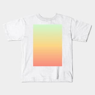 Green Red Gradient Fashion Print Kids T-Shirt